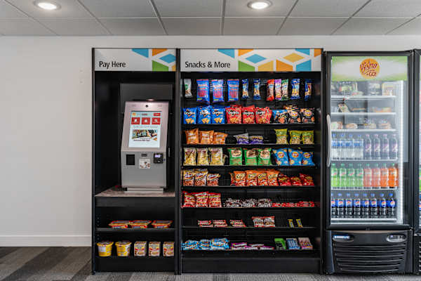 Food vending machine at Solhavn Apartments, Utah